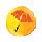 橙雨伞
